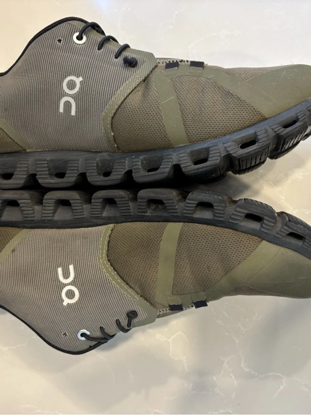 On Running Cloud Waterproof Shoes Men’s 11 Olive Green Trail Athletic - Picture 6 of 10